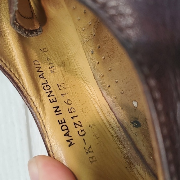 Vintage Doc Dr.Martens Mens Y2K Made in England boorish shoes sz UK 6 US 7 - Picture 13 of 15